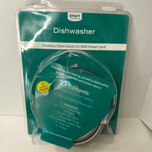 Smart Choice Dishwasher tubing kit stainless steel kit with power cord